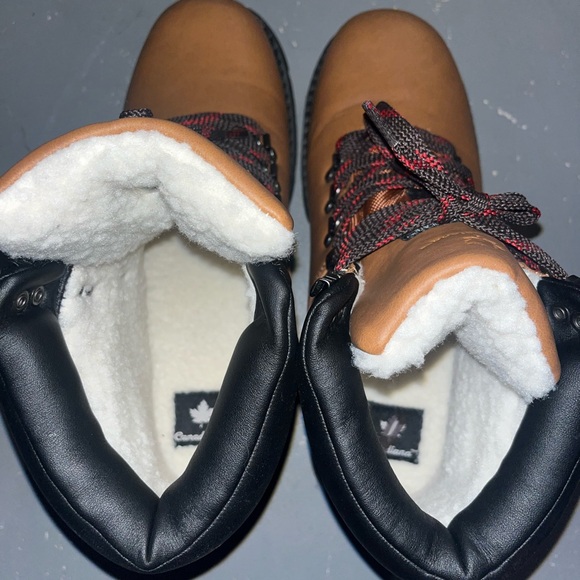 Brown and Black Lace-Up Boots - Picture 4 of 5